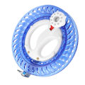 Miniatyrbillede 4 af 8: ABS Multifunktion Havfiskehjul Håndtrådsvikling Flue Line Fiskehjul Tilbehør Blå