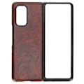 Miniatyrbild 1 av 8: Business Style Pattern Läder Smartphone Fodral för Xiaomi MIX FOLD Fodral för TelefonskyddBrun