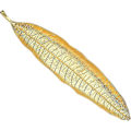 Miniatyrbillede 1 af 4: Røgelsespindeholder Metalblad Båd Røgelsesbrænder Røgelse til Pinde Hjemmekontor Tehus Tilbehør, Guld