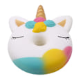 Miniatyrbild 2 av 5: Unicorn Donut Squishy Toy - Långsamt stigande och anti-stress (1 st)
