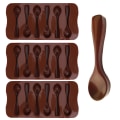 Miniatyrbillede 7 af 8: 3 stk DIY Non&#8209;Stick Silikoneske&#8209;formet kage Chokolade Bageform Køkkenredskaber