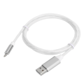 Pikkukuva 1 / 8: USB-latauskaapeli IOS-laitteille, LED-valoilla varustettu virtaava pikalatauskaapeli IOS-matkapuhelimille, värikäs valo