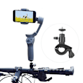 Miniatyrbilde 2 av 3: Grå Gimbal Kamera Sykkelholder Dji Osmo Mobile 2/3