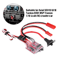 Miniatyrbilde 8 av 8: Modellbiltilbehør 30A Børstet ESC Vinsj Bryterkontroller for 1/10 Skala RC Crawler Bil