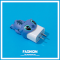 Miniatyrbilde 5 av 5: Mobillader Protector Cartoon Plastic Anti Breaking Data Kabel Beskyttelseshylse for IPhone 12 13 Blue
