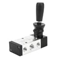 Pneumatisk Manuell Kontrollventil 5 Portar 2 Positioner Handreglageventil 0~0.8Mpa (4H210-08)