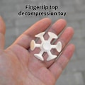 Miniatyrbild 4 av 5: Fidget Spinner Sugpropp Roterbar Nyhet Anti-deform Ögonfångande Stresslindring Oförgänglig Finger Dynamisk Föränderlig Gyro Hand Spinner Leksak Barn Orange
