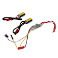 Miniatyrbilde 4 av 8: Elektriske hastighetsregulatorer Dual Way Bidirectional 10A ESC hastighetskontroll for RC modellskipstank