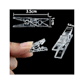 Miniatyrbilde 5 av 5: Kobbertråd Klype LED Kreative Lyslenker USB Med Bryter Fotovegg Dekor Klype Pendellampe 5 Meter 50 Lys