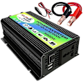Miniatyrbillede 1 af 5: Peak Power 3000W Modificeret Sinus Bølge Inverter DC 12V til AC 220V Højfrekvens Konverter, Sort