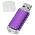 Pikkukuva 4 / 8: USB-muistitikku läpinäkyvällä kannella, violetti, kannettava tallennusmuistitikku PC-tabletille, 16 Gt