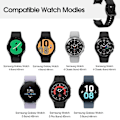 Pikkukuva 3 / 5: Silikoninen urheiluranneke Samsung Galaxy Watch 5/4/Pro, Watch4 Classic - 44mm/40mm/45mm/46mm/42mm galaxy watch 4 40mm viini