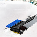 Miniatyrbilde 5 av 5: Isskraper Isskrape Bilspade Snøfjerning Bilvindusvisker Snø Is Bilskrape og Børste Snøkostverktøy Snøbilskrape for Lastebil, SUV,