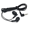 Miniatyrbillede 1 af 3: Sorte In-Ear Trådbundne Hovedtelefoner med Mikrofon