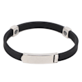 Miniatyrbillede 1 af 8: Silikone Armbånd Statisk Forebyggelse Håndledsstropper Band Eliminer Body Statisk Armbånd Stål og Sort