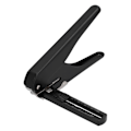 Pikkukuva 1 / 8: Paper Hole Punch Säädettävä Reikäväli Työtä Säästävä Konfetti Keräily Design Reikäleikkuri Toimisto Kotitalous Musta