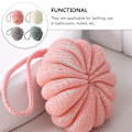 Miniatyrbild 4 av 5: 4 Stycken Bad Dusch Loofah Svamp Bad Mesh Puff Duschboll Kroppsskrubb Exfolierande Badsvamp