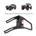Miniatyrbild 6 av 8: RC Crawler Stål främre stötfångare Vinschfäste för Axial SCX10 1/10 fjärrkontrollbil (platt)