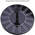 Miniatyrbillede 2 af 5: 1.4W Solar Fontæne Vandpumpe, Dam Pumpe 180L/H Fritstående Solpanel Hydroplan Nedsænkbar Pumpe til Have Pool Terrasse Akvarium Dam