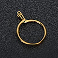 Miniatyrbilde 3 av 8: Profesjonell diamantholder Edelstener Spring Prong Claw Ring Smykker Display Tilbehør Gul (Kort)