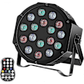 Miniatyrbillede 1 af 5: RGB LED Par Lys - 18 LED'er X 16w Scene Par Lys - JRZD