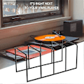 Miniatyrbillede 3 af 5: Metal Vinylplade Display Hylde Pladespiller Opbevaringshylde Udstillingsstand Holder A Zekai