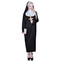 Miniatyrbillede 5 af 5: Nonne-kostume fra Smiffys