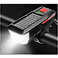 Miniatyrbilde 1 av 4: Sykkellykt, Sykkeltilbehør Solcelle USB Oppladbar LED Sykkel Frontlykt +