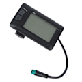 Miniatyrbillede 5 af 8: 24V 36V 48V Elektrisk Cykel LCD Display Universal Cykel Display Meter med 5 Pin Stik til Elektrisk Cykel Scooter
