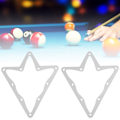 Pikkukuva 4 / 8: 6 kpl Biljardi Magical Rack Arkki Pöytä Pool 10 Pallo Paperi Kärkityökalu Tarvike Valkoinen