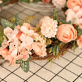 Miniatyrbilde 5 av 5: Justerbar hårkrone for kvinner til bryllup og høytider - Rose Champagne (2 stk)