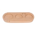 Miniatyrbillede 1 af 8: Kaffe Tamper Holder Multifunktion 4 Slots Træ Kaffe Filter Tamper Stativ til Kaffe Fremstilling L: Anvendelig 58mm/2.28in