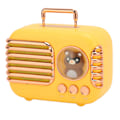Miniatyrbild 2 av 8: Bluetooth 5.0-högtalare 5W stereoljudstöd minneskort bärbar trådlös minihögtalare för MP3-mobiltelefoner bärbara datorer gul