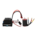 Miniatyrbild 8 av 8: RC 3650 2300KV Vattentät Borstlös Motor Set med Vattentät 60A ESC för 1/10 RC Bil Uppgraderingsdelar