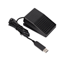Miniatyrbillede 1 af 8: USB-fodkontakt USB-enkeltpedal mekanisk kontakt med indikatorlys Standard HID-programmerbar pc-tastatur-mus-enhed