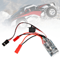 Pikkukuva 5 / 8: 30A 4-8V ESC kaksisuuntainen RC-moottorin nopeudensäädin 1/16 1/18 1/24 autoveneelle ilman jarrua