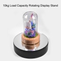 Miniatyrbilde 7 av 8: 10 kg belastningskapasitet USB Elektrisk 360 graders roterende platespiller