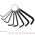 Miniatyrbild 4 av 5: Gitarr Truss Rod Hexnyckelset Gitarrreparationsverktygssats