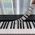Miniatyrbilde 1 av 4: Avtakbare 88 Tangenter Piano Keyboard Notelapper Gjenbrukbare Silikon Piano Noter Guide Klistremerker -JRZD Fargerik
