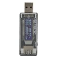 Miniatyrbillede 8 af 8: USB-opladermåler LCD-skærm Transparent bærbar strømspændingstester 3,5‑20V 0‑3,3A