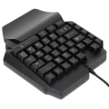 Miniatyrbillede 4 af 8: Enhånds gaming tastatur 39 taster Lysende ergonomisk design Anti-slip Vandtæt USB mekanisk tastatur