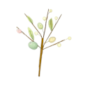Miniatyrbilde 1 av 3: Kunstig påsketre gren påskeegg blomsterplukker for studierom bryllup rosa grå oransje egg rosa grønne egg