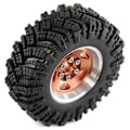 Pikkukuva 1 / 5: Rengassarja 1/10 RC Crawler -autoihin TRX4 D90 Axial SCX10 II III Hopea