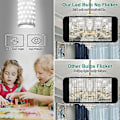 Miniatyrbild 4 av 5: E14 LED-lampor Kallvitt, 16W (100W Halogen Ekvivalent) E14 Skruvsockel Lampa 6000K 1200LM Ej Dimbar Inget Flimmer AC 220-240V (6-pack)_SZXM