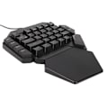 Miniatyrbillede 8 af 8: Enhånds tastatur 35 taster Nøjagtig følsom kontrol 6 programmerbare taster Ergonomisk design Halvt tastatur