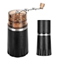 Miniatyrbilde 8 av 8: 4 i 1 Multifunksjonell Kaffe Kvern Kaffe Sliping Kopp Manuell Bønne Kvern Kaffe Tilbehør Svart