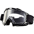 Miniatyrbild 1 av 5: Motorcykelglasögon Motocross Skidglasögon Racing Off-Road Skydd för ATV Skoter Anti-damm Solglasögon Glas Transparent Lins