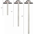 Miniatyrbilde 2 av 4: Trelinjalsett, snekkerens måleverktøy, snekkerens vinkelmåler, kombinasjonsvinkel for treposisjonering, 1 stk, 10 tommer