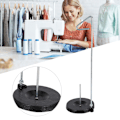 Miniatyrbillede 6 af 8: Enkelttråds metalstativ spolestander med stabil base til hjemmesymaskinetilbehør