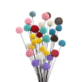 Miniatyrbillede 2 af 8: Billy Ball Blomster Tørrede Blomster Kunstige Tørrede Blomster Hjemmehave dekoration